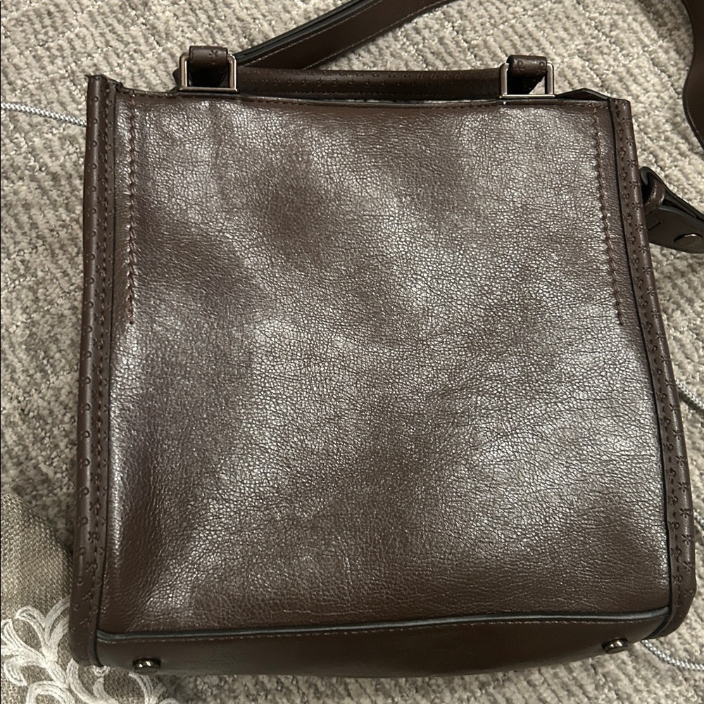 Calvin Klein Moon Logo Shoulder Bag In Java - Picture 8 of 8